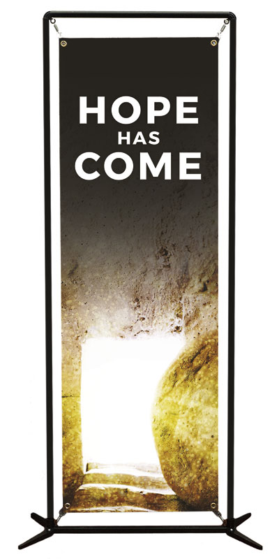 Banners, Easter, Hope Has Come Tomb, 2' x 6'