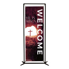 He Is Risen Tomb Cross 