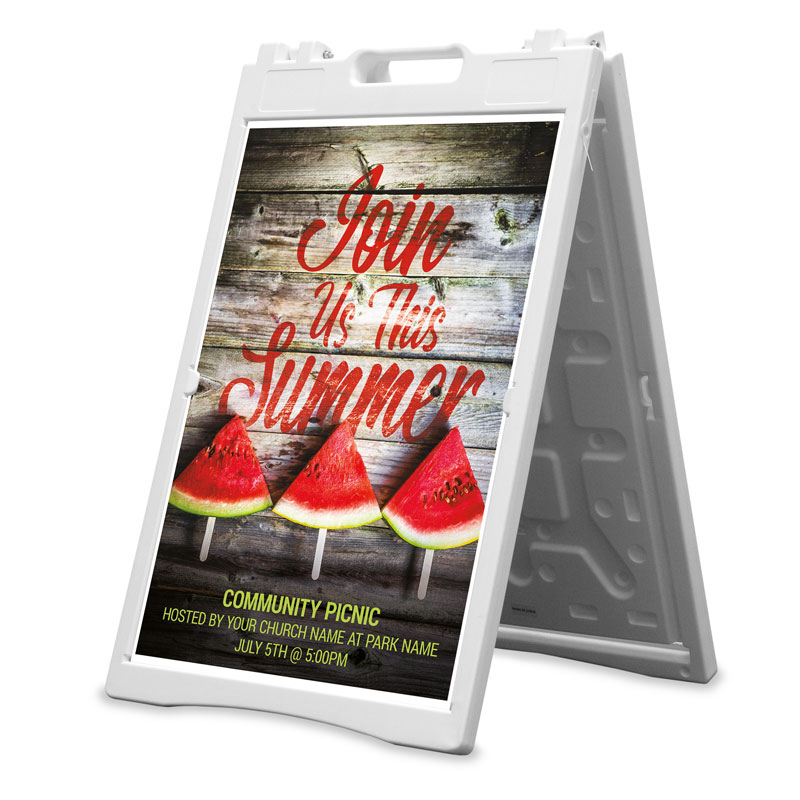Banners, Summer - General, Summer Watermelon Events, 2' x 3'