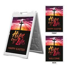 Hope Life Cross Happy Easter Welcome 