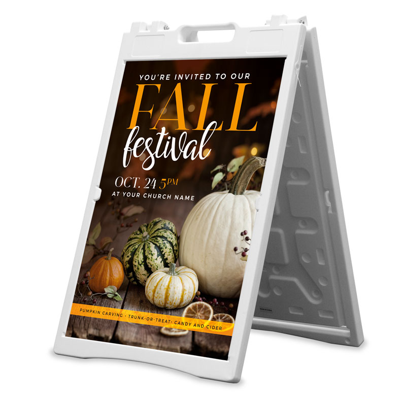 Banners, Fall - General, Fall Festival Pumpkins, 2' x 3'