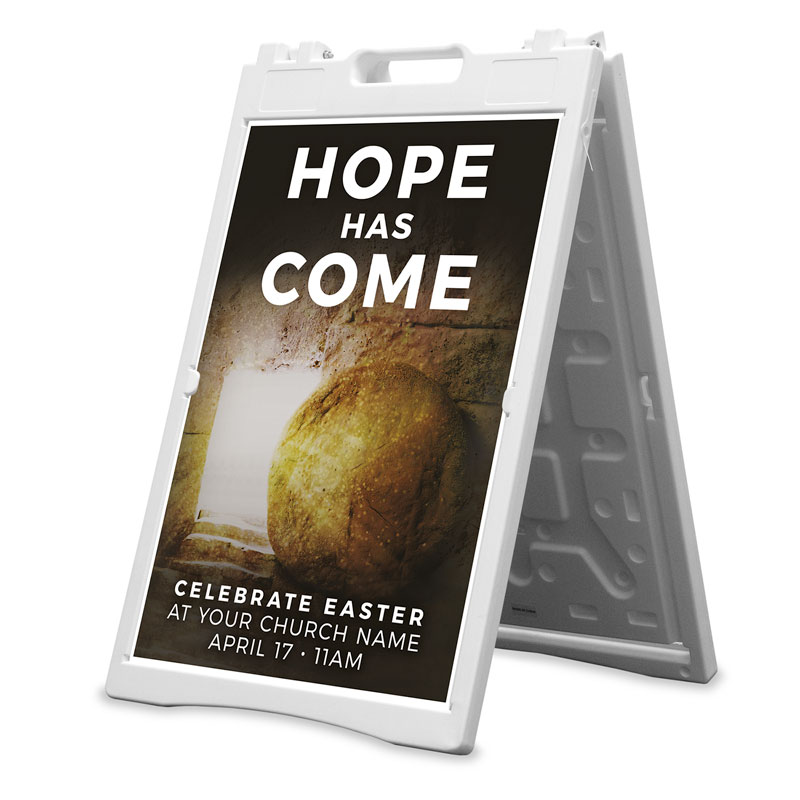 Banners, Easter, Hope Has Come Tomb, 2' x 3'