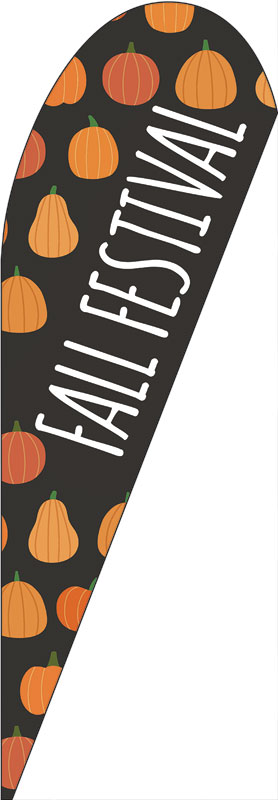Banners, Fall - General, Pumpkins Hand Drawn Fall Festival, 2' x 8.5'