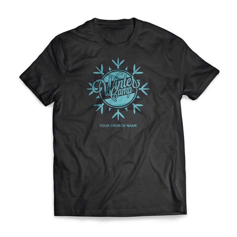 T-Shirts, Winter - General, Winter Camp Snowflake - Large, Large (Unisex)