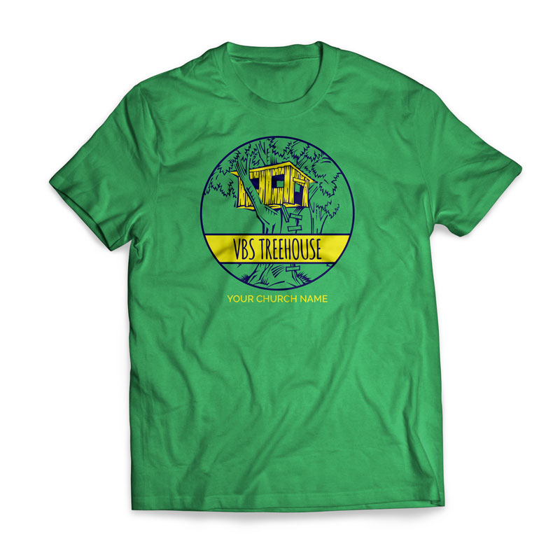 T-Shirts, Summer - General, Treehouse - Large, Large (Unisex)