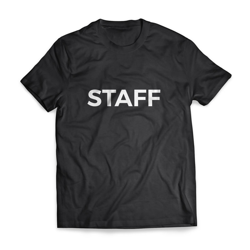 T-Shirts, Staff - Medium, Medium (Unisex)