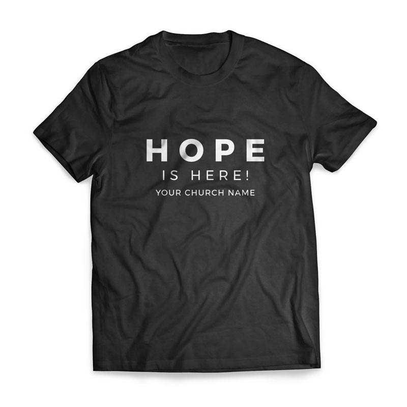 T-Shirts, Fall - General, BTCS Hope Is Here - Large, Large (Unisex)