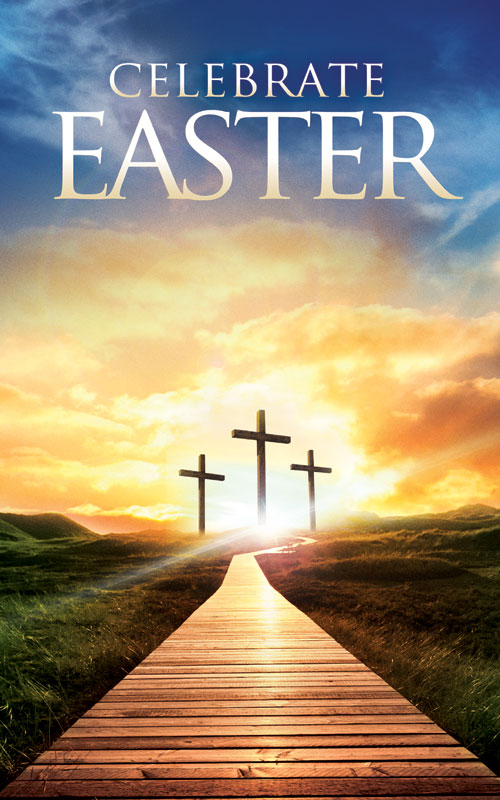 Banners, Easter, Easter Crosses Path, 5' x 8'